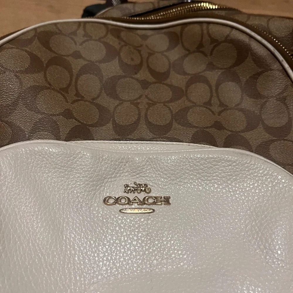 COACH Court Backpack In Signature Canvas - Picture 9 of 10